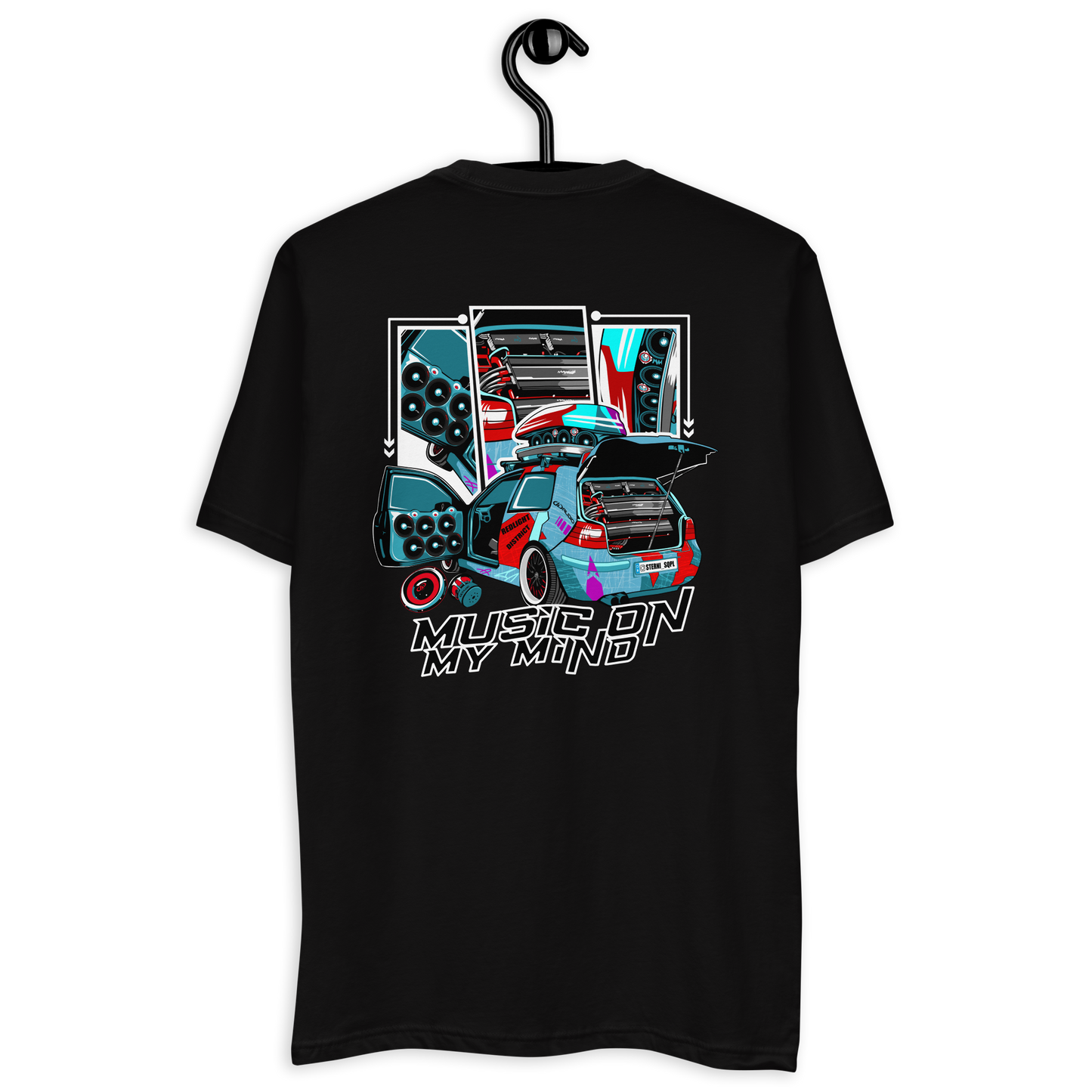 Kurzärmeliges T-Shirt Sterni_SQPL Design 2