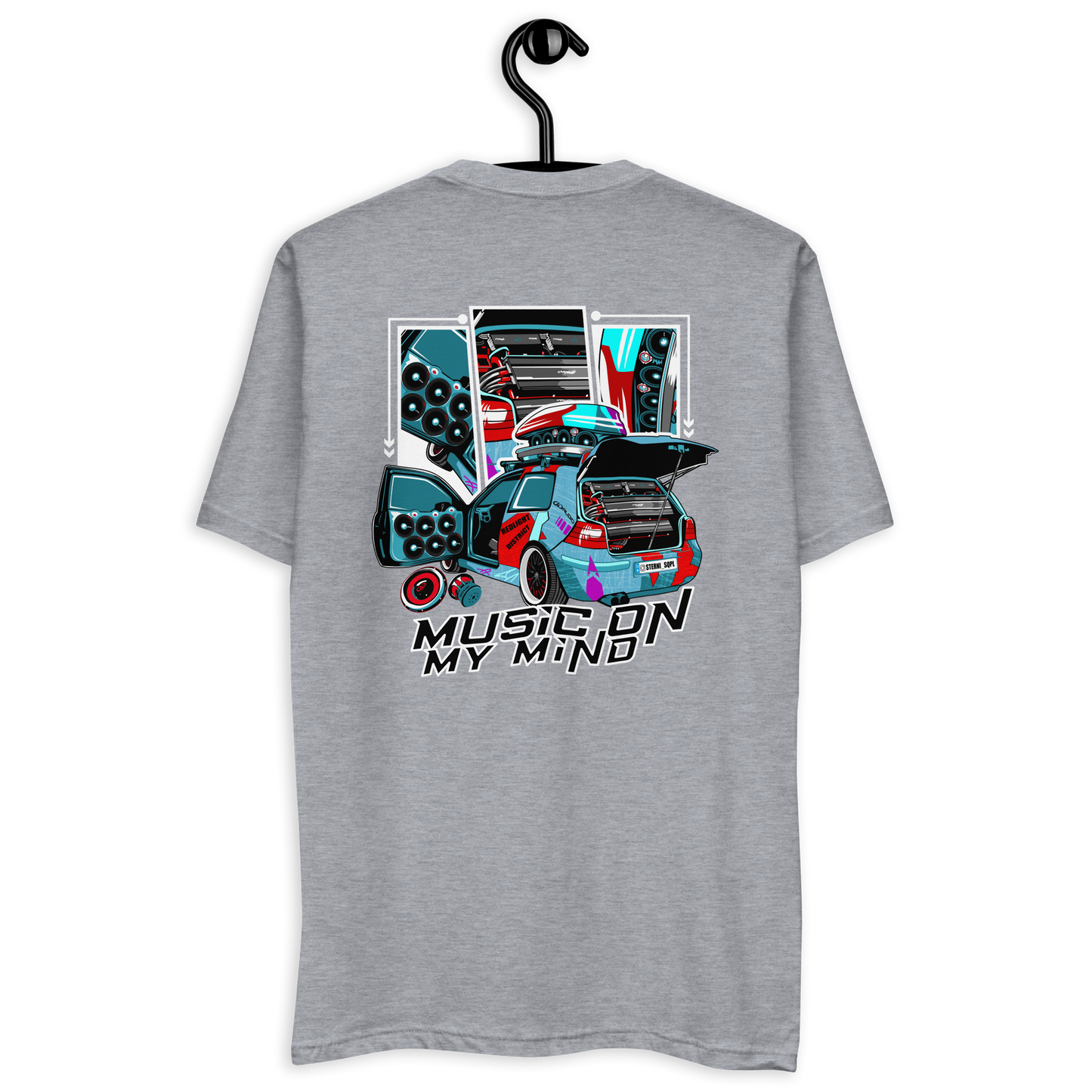 Kurzärmeliges T-Shirt Sterni_SQPL Design 2