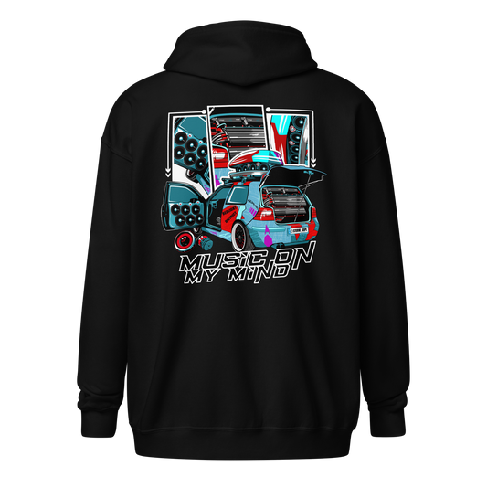 Unisex  Zip Hoodie Sterni_SQPL Design 2