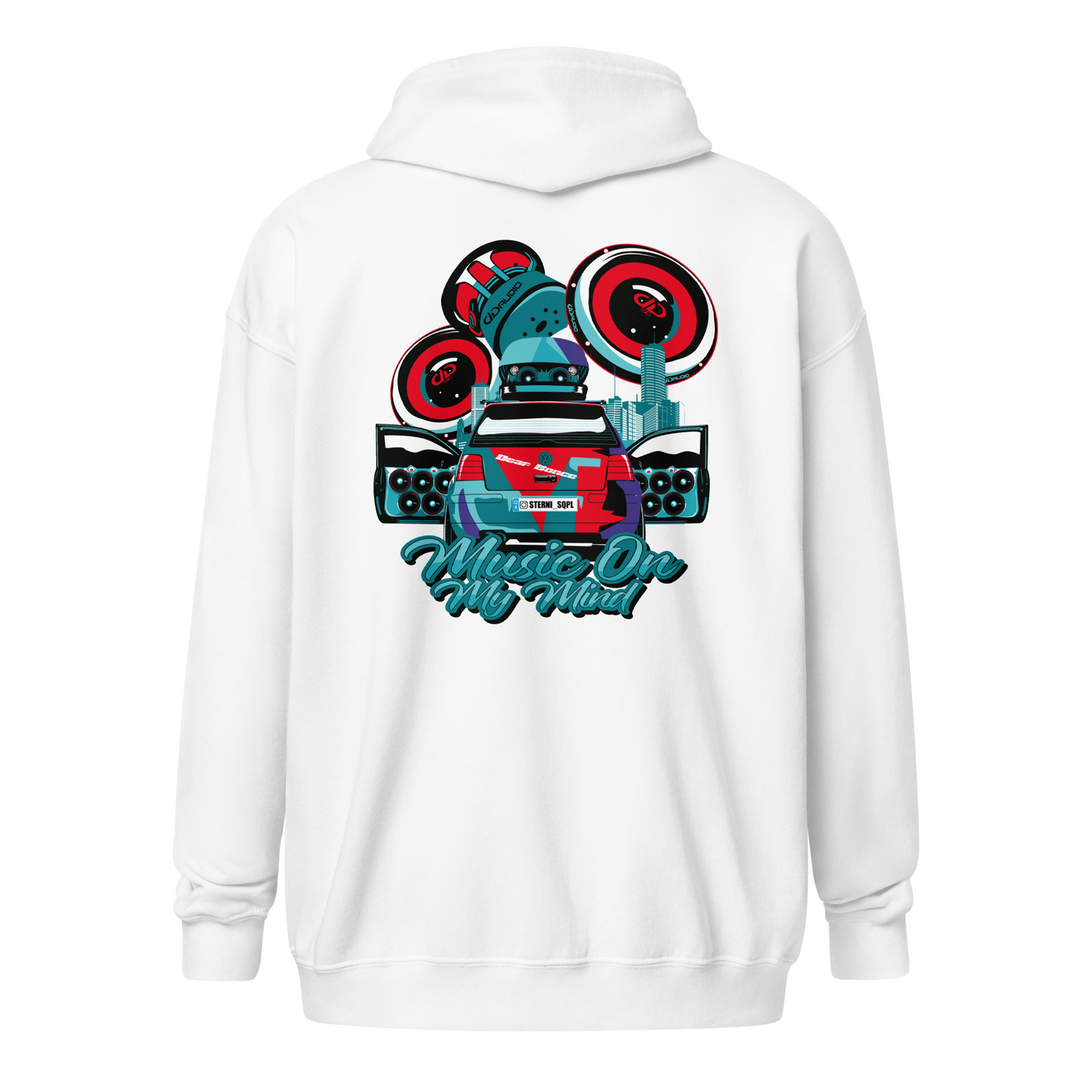 Unisex Zip Hoodie Sterni_SQPL Design 1